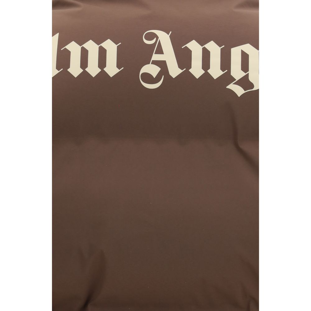 Palm Angels - Classic Logo Daunenjacke - Braun