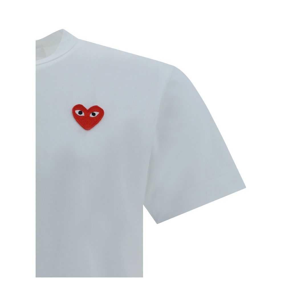 Weißes Baumwoll-T-Shirt