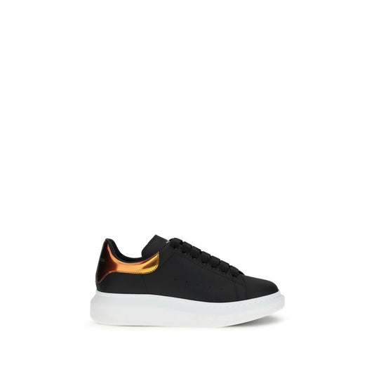 Black Calf Leather Bos Taurus Platform Sneakers